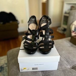 Nine West Black Sandals